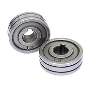2x fil d'alimentation rouleau d'entraînement rouleau 30 * 10 * 10mm convient pour ssj - 29A fil d'alimentation machine MIG MAG Welder Guide Equipment (1.0/1.2mm)