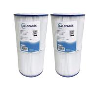 2x Filtre compatible avec Hayward StarClear CX410RE / CX0410RE / C400 / C0400 pour piscine