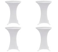 Vidaxl Housses De Table Extensible 4 Pcs 70 Cm Vert