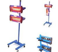 2x IR 1000W radiateur infrarouge 55180 + 1x chariot Séchoir à peinture radiateur Smart Spot
