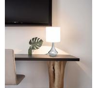 vidaXL Lampes de table 2x 51040 – Bouton tactile – Lampes de chevet Blanc