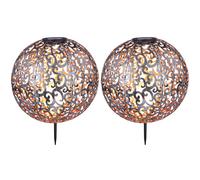 2x lampes solaires enfichables extérieures à LED