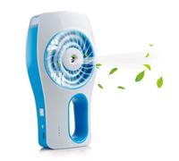 2X Mini Ventilateur Brumisateur à Main - Rechargeable par USB - Jusqu'à 7 heures d'autonomie
