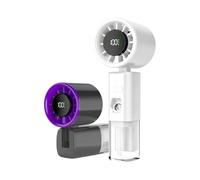 2x Mini Ventilateur Brumisateurs Portatif à Main, avec Affichage Numérique
