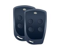 2X Mitto 4 B RCB04 télécommande 4 canaux, Code tournant 433.92Mhz,Compatible avec Mitto2 pour Motorisation Portail/Portes de Garage Garantie de 3 Ans