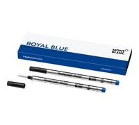 2x Montblanc® 128233 Tintenrollermine - M, royal blue
