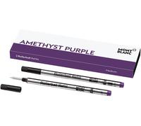 2x Montblanc® 128236 Tintenrollermine - M, violet améthyste