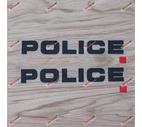 2X Noir 15,2 cm Lettres Police Autocollant Vinyle Voiture Découpe sans fond