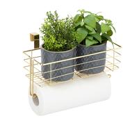 Relaxdays 2x paniers suspension avec porte-rouleau