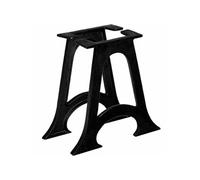 2x Pieds de Table Basse Support de Table de Canapé Base de Table d'Appoint Jambe de Table de Salon Intérieur 245430