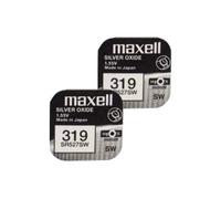 2x Piles Montre Maxell 319 SR527SW SR64 1,55V Oxyde D’Argent
