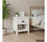 2x Pin Solide Tables de Chevet Gamme Hill Table de Nuit Armoire Chambre vidaXL
