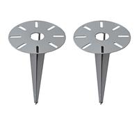 2x pique pour sol extérieur Passage de câble Chevilles universelles pour jardin Chevilles pour gazon