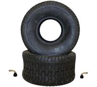 2x pneus 20x10-8 sans chambre à air TL incl. 2x valve Tracteur de pelouse, tondeuse à gazon, autoportée