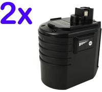 2x PowerSmart 3000mAh batterie rechargeable pour BOSCH / BERNER 1617334082, 1617334216, 2607335082, 2607335083, 2607335097, 2607335098, 2607335163