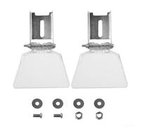 2x Protège-Meuleuse Acier pour Type 125 pour robuste 2x Protège-Meuleuse | Matériaux composites robustes, protection sécurité optimale, finition argent et transparent, usage intensif