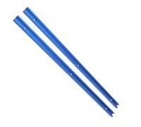 2x Rails T-Slot pour aluminium 500mm pour Table Scie 2x Rails | Alliage d' pour aluminium pour robuste, finition bleue, longueur 500mm, pour idéal table de sciage, montage facile