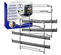 2x Rails Télescopiques Four 2 Niveaux HZ538200 pour Bosch pour Siemens