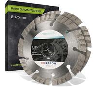 2x Rapid disque diamant 125 mm avec 10mm segments turbo