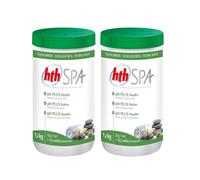 2x Réducteur de pH poudre (1.2kg) Hth Spa pH Plus S800832HA