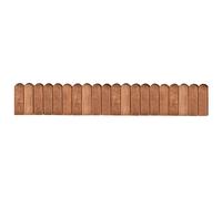 vidaXL Rouleaux de bordure 3 pièces 120 cm en bois de pin imprégné