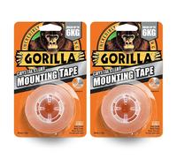 2X Ruban Adhésif Montant Gorilla Glue Résistant À L'Eau Transparent Double Face