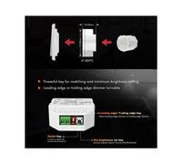 2X S1-B Tuya Zigbee RF AC Triac Variateur LED Contrôleur Interrupteur Poussoir Contrôle 110V 220V 230V Life APP pour Alexa Assistant