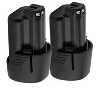 2X Shentec 10.8V-12V 3000mAh Li-ION Batterie pour Bosch BAT411 GBA12V30 BAT412 BAT413 BAT414, Batterie Lithium-ION