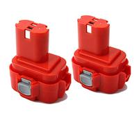 2X Shentec Ni-MH 9.6V 3.5Ah Ni-Mh Batterie Compatible avec Makita 9.6V Batterie 9100 9134 9135 PA09 9100 9120 9122 9133 9135A 192638-6 pour Makita 9100