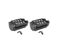 2X Spider Light 8x3W RGBW LED Faisceau de Scène Lampe Mobile DJ Disco Discothèque Danse Mariage Bar Effet de Vacances Prise Ue