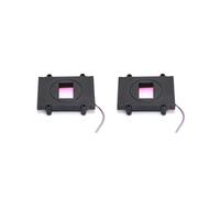 2X Support D'Objectif à Monture C 1 Po, Filtre Anti-IR Spécial 34 X 34 mm pour Caméra de Sécurité IP HD IMX585 IRC à Double Filtre Jour/Nuit.
