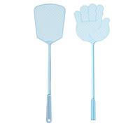 2X Tapette À Mouche pour La Maison,Raquette Tapette À Mouches À Long Manche Tapette À Mouche Manuelle pour Intérieur,Tapettes À Mouches Manche Long,Tapette À Mouches À Main Longue,Couleur Aléatoire