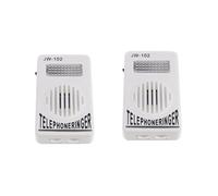 2X Téléphone Sonnerie Téléphone Amplificateur Anneau Mural Haut-Parleur Lumière Stroboscopique Clignotant Cloche Son Extra-Fort