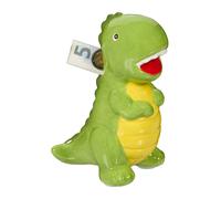 2x Tirelire dinosaure, caisse pour pourboires, caisse de voyage, set