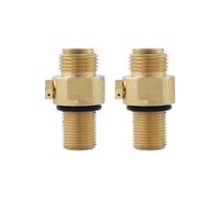 2X Transverteur Remplaçable D'Adaptateur de Valve de Co2 M18X1.5 Approprié à La Valve Remplaçable de Machine de Soude, Utilisé pour CGA320
