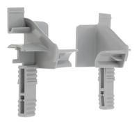 2x Tulipe volet roulant modèle Aluréno ZF pour lames de 12 à 15mm PVC gris guidage Universel Protection Fenêtre Store