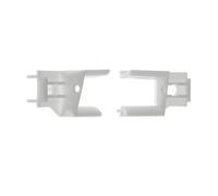 cyclingcolors 2x Tulipe volet roulant modèle Polyréno ZF pour lames de 12 à 15mm PVC blanc Entonnoir Rail de guidage Universel Protection Fenêtre Store Accessoire