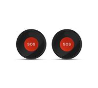 2X Tuya WiFi SOS Bouton D'Appel D'Urgence Life APP Batterie Rechargeable Alarme à une Touche pour Patients, Enfants, Personnes Âgées