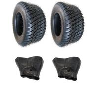 2x Tuyau + 2x 16x7,50-8 WAVE Pneus pour tondeuse autoportée pour tracteur de pelouse 16x7,5-8 Déneigeuse 16 x 7,5-8 16 x 7,50-8 Couverture de pneu NARUBB