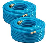 2x Tuyau à air comprimé 30m max 15 bar raccord rapide 1/4" épaisseur 3mm tuyau pour appareils pneumatiques bricolage atelier