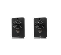 2X Variateur LED 12-24 V PWM, Variateur 5 A 3 Fils pour Ampoules LED avec Charge Rapide USB QC 3.0 pour Camping-Car, Bateau, Camion