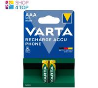 2x Varta Accus Rechargeables Power AAA 550mAh NiMH 1.2V