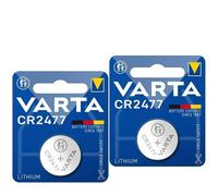 2x Varta CR2477 Batterie Bouton Cellule Monnaie Lithium 3V Sans Mercure