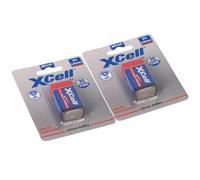 2X XCell Lithium 9V Bloc 1200 mAh 6AM6 Dans Un Blister