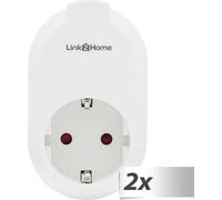 2x1 REV Link2Home prise minuterie blanche