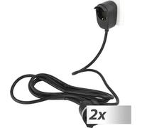 2x1 REV Rallonge Powersplit 5 m noir