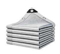 2x12m Filet d'ombrage réfléchissant en Feuille d'aluminium Protection UV