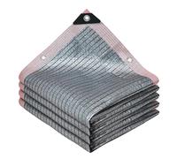 2X14m Filet d'ombrage en Aluminium Argent-Filet d'ombrage réfléchissant | Toile d'ombrage 99% protection UV avec œillets,Isolation Thermique réfléchissante,Anti-déchirure pour balcon,jardin,carport