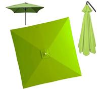 2x2 2.5x2.5 3x3.0m Auvent De Parasol, Tente De Parasol De Patio Carrée, Housse De Remplacement À 4/8 Baleines, Couverture Supérieure De Parasol(Army green,3x3m/9.8ftx9.8ft)