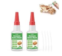 2x30g Colle à Bois Extra Forte Colle Maquette Bois Forte Adhésif | Colle Liquide Imperméable Transparente Séchage Rapide Pour Meubles Produits et Artisanat en Intérieur Extérieur